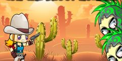 Cowgirl Shoot Zombies